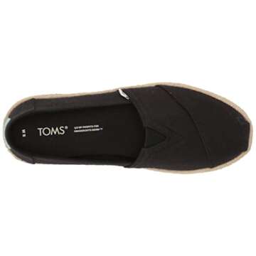 TOMS Women's Alpargata Rope Loafer Flat - Stylish Eco Comfort