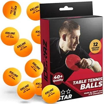 Idoraz 3-Star 40+ Table Tennis Balls for All Players