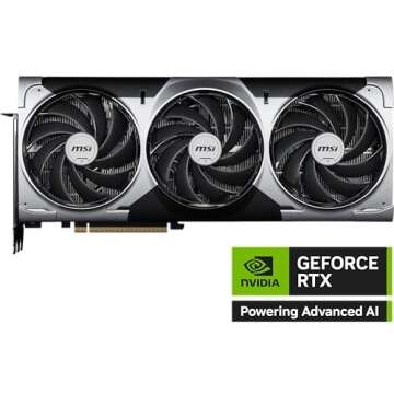 MSI Gaming RTX 5090 32G Ventus 3X OC Graphics Card - Ultimate Performance