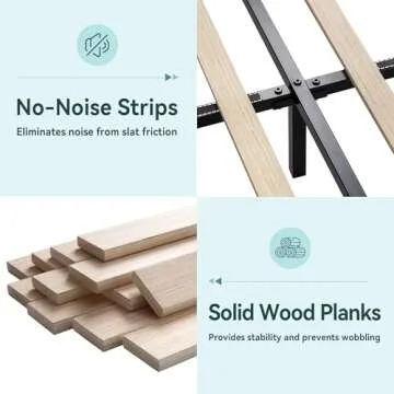 HOOMIC Queen Size Upholstered Velvet Bed Frame with Curved Vertical Wingback Headboard and Footboard, Solid Wood Slats Support, No Box Spring Needed, Easy Assembly, Green