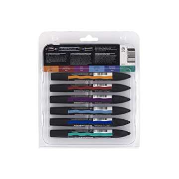 Winsor & Newton BrushMarker 6 Rich Tones Set
