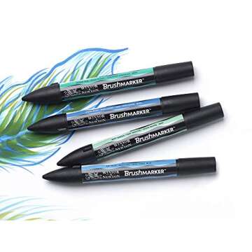 Winsor & Newton BrushMarker 6 Rich Tones Set