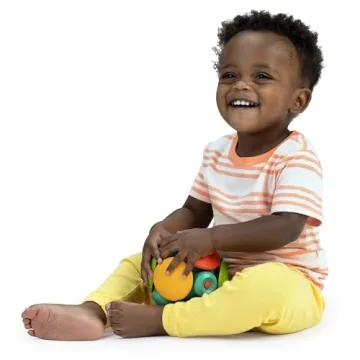 Bright Starts Wobble Bobble Activity Ball for Baby Playtime