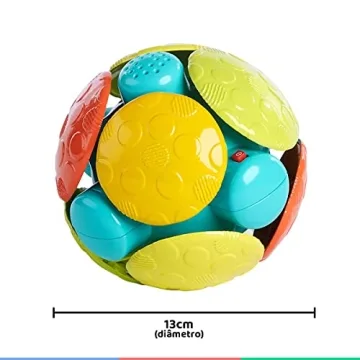 Bright Starts Wobble Bobble Activity Ball for Baby Playtime