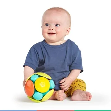 Bright Starts Wobble Bobble Activity Ball for Baby Playtime