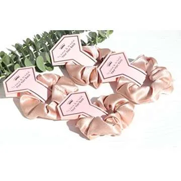 8 PACK Hair Tie Favors - Bridesmaid Proposal Scrunchies, Bachelorette Party & Bridal Wedding Favors ...