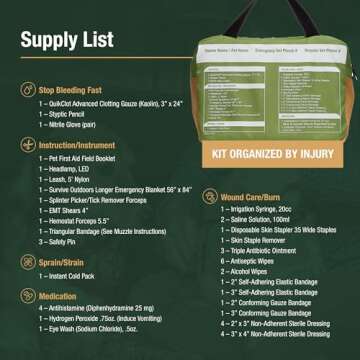 Adventure Medical Kits Workin' Dog Medical Kit for Pet Safety