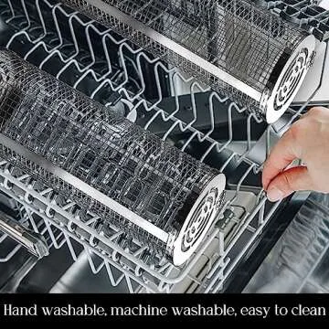 Rolling Grilling Baskets for Perfect BBQ Cooking Accessories