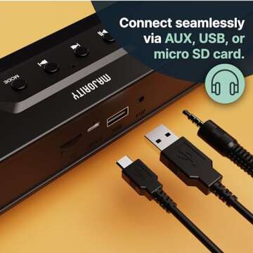 Majority Atlas Portable Bluetooth PC Soundbar | 20 Watts Powerful Stereo Sound | Portable Speaker with 8 Hours Playback | One Touch Control, USB, SD Card & AUX Playback Sound Bar for TV