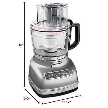 KitchenAid KFP1133CU 11-Cup Food Processor with ExactSlice System - Contour Silver