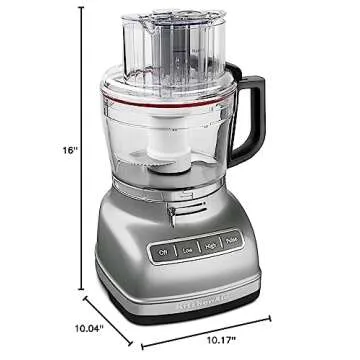 KitchenAid KFP1133CU 11-Cup Food Processor with ExactSlice System - Contour Silver