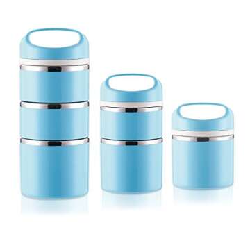 Lille Stackable Stainless Steel Lunch Box - Insulated & Safe