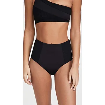 L*Space Jackie Bottoms Black - Stylish Swimwear for Summer
