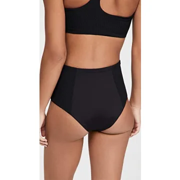 L*Space Jackie Bottoms Black - Stylish Swimwear for Summer