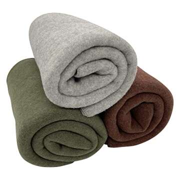 Ecoable Kids Merino Wool Baby Blanket - Warmth & Comfort
