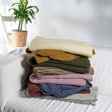 Ecoable Kids Merino Wool Baby Blanket - Warmth & Comfort