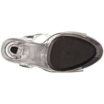 Ellie Women's 601-brook, Clear, 6 M US