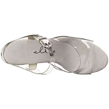 Ellie Women's 601-brook, Clear, 6 M US