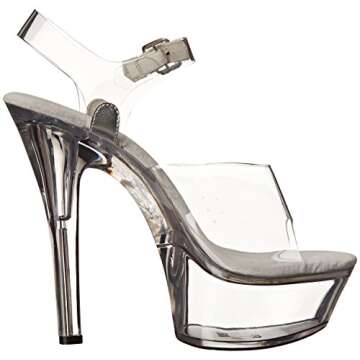 Ellie Women's 601-brook, Clear, 6 M US