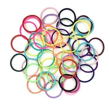 Joyeah Hair Ties No Damage Small Hair Elastic Toddler Hair Ties Seamless Hair Bands Ponytail Holders...