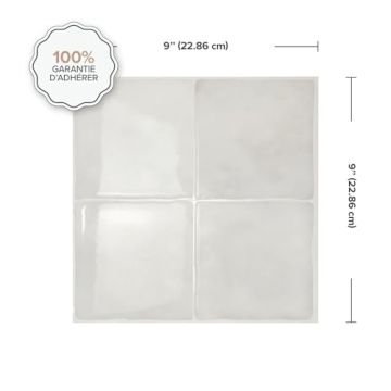 SMART TILES Peel and Stick Backsplash for Homes