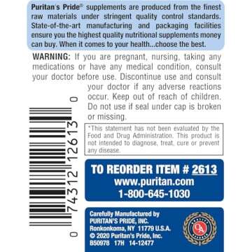 Puritan's Pride Probiotic for Digestive Health - 8 Month Supply