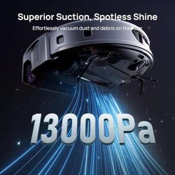3i S10 Ultra Robot Vacuum and Mop with WaterRecycle System, 13000Pa Suction, Self-Cleaning Extendable Roller Mop, Auto Mop Washing & Drying, Self-Emptying & Refilling, Ai Obstacle Avoidance