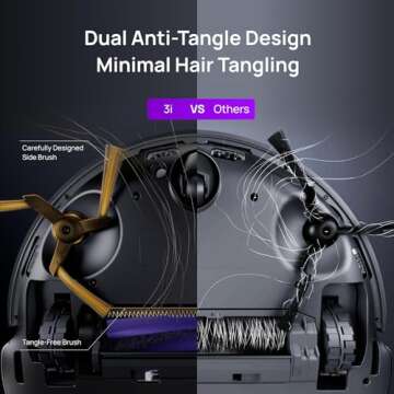 3i S10 Ultra Robot Vacuum and Mop with WaterRecycle System, 13000Pa Suction, Self-Cleaning Extendable Roller Mop, Auto Mop Washing & Drying, Self-Emptying & Refilling, Ai Obstacle Avoidance