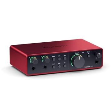 Focusrite Scarlett 2i2 USB Audio Interface 4th Gen