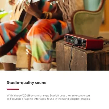 Focusrite Scarlett 2i2 USB Audio Interface 4th Gen