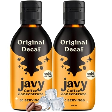 Javy Coffee Concentrate - Cold Brew Coffee, Perfect for Instant Iced Coffee, Cold Brewed Coffee and ...