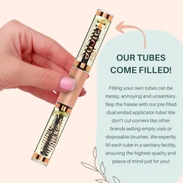 USDA Organic Castor Oil Lash Serum for Fuller Lashes