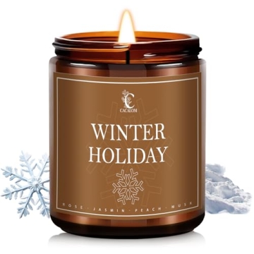 Winter Candle, Winter Holiday Scented Candles for Home, Winter Gifts for Women Men