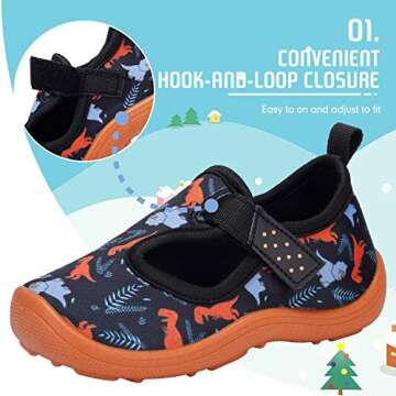 FANTURE Toddler Water Shoes | Cute Aqua Sneakers