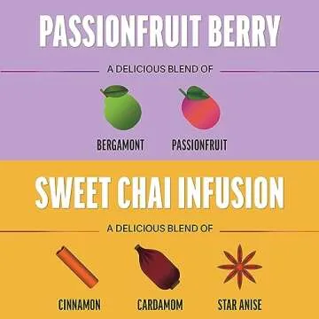 Zest Plant Powered Natural Energy Sparkling Drink - Variety-Pack - 150mg Caffeine + 100 mg L-Theanine - 12oz Can, 12 Pack - Low Sugar, 60 Calories, Healthy Coffee Substitute, Non GMO High Caff Blend