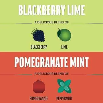 Zest Plant Powered Natural Energy Sparkling Drink - Variety-Pack - 150mg Caffeine + 100 mg L-Theanine - 12oz Can, 12 Pack - Low Sugar, 60 Calories, Healthy Coffee Substitute, Non GMO High Caff Blend