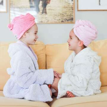 Turbie Twist Microfiber Hair Towel Wrap 2 Pack