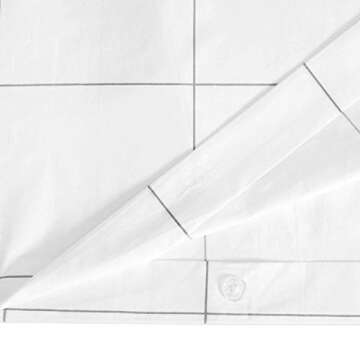 Brooklinen Luxury Sateen Duvet Cover - 100% Cotton, King/California King Size in Window Pane with Extra-Long Corner Ties and Button Closure - Best King/Cali King Duvet Covers