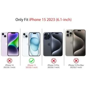 Lovmooful iPhone 15 Cute Bowknot Case for Girls