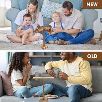 nanoable Ring Toss Game for Adults, Fun Hook and Ring Game with Carrying Bag, Outdoor Indoor Party Game, Board Games for Family, Bar, Party, Game Nights