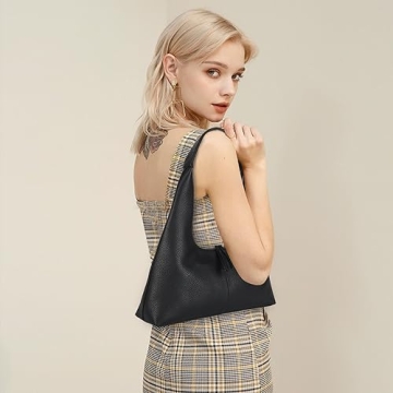 Valleycomfy Stylish PU Leather Shoulder Bag for Women