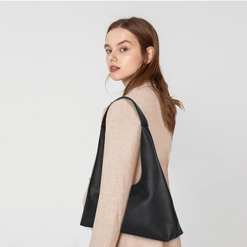 Valleycomfy Stylish PU Leather Shoulder Bag for Women