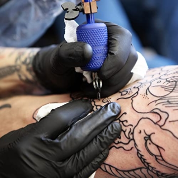 TitanFlex Black Nitrile HD Gloves, 6-mil Heavy Duty 100-ct