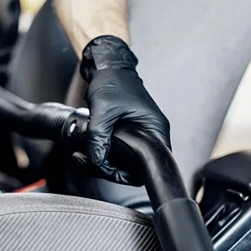 TitanFlex Black Nitrile HD Gloves, 6-mil Heavy Duty 100-ct