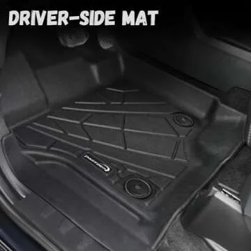 PARTZER All-Weather Floor Mats for Ford F150 SuperCrew