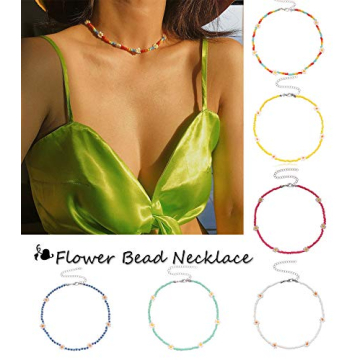 GYSONG Vibrant Handmade Choker Necklace Set for Women