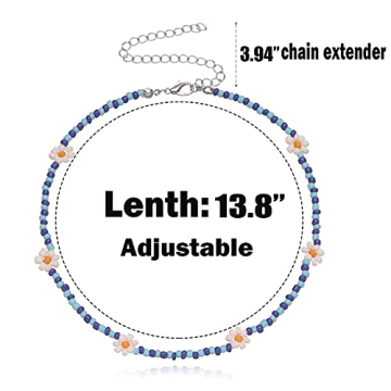 GYSONG Vibrant Handmade Choker Necklace Set for Women