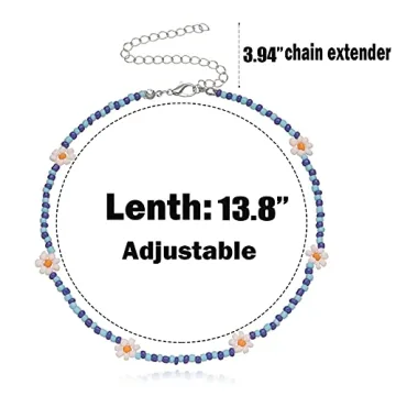 GYSONG Vibrant Handmade Choker Necklace Set for Women