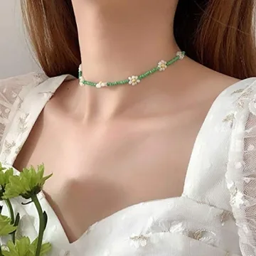 GYSONG Vibrant Handmade Choker Necklace Set for Women