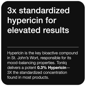 1,000mg Ultra High Strength St. John's Wort Capsules (Non-GMO) - 7X Concentrated Extract - 0.3% Hypericin - Highly Purified and Bioavailable - 120 Capsules